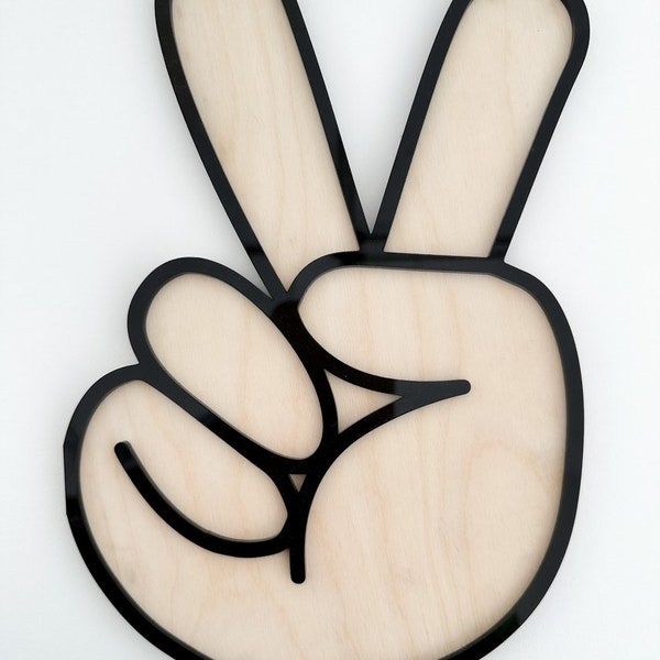 Lighted Peace Sign Etsy