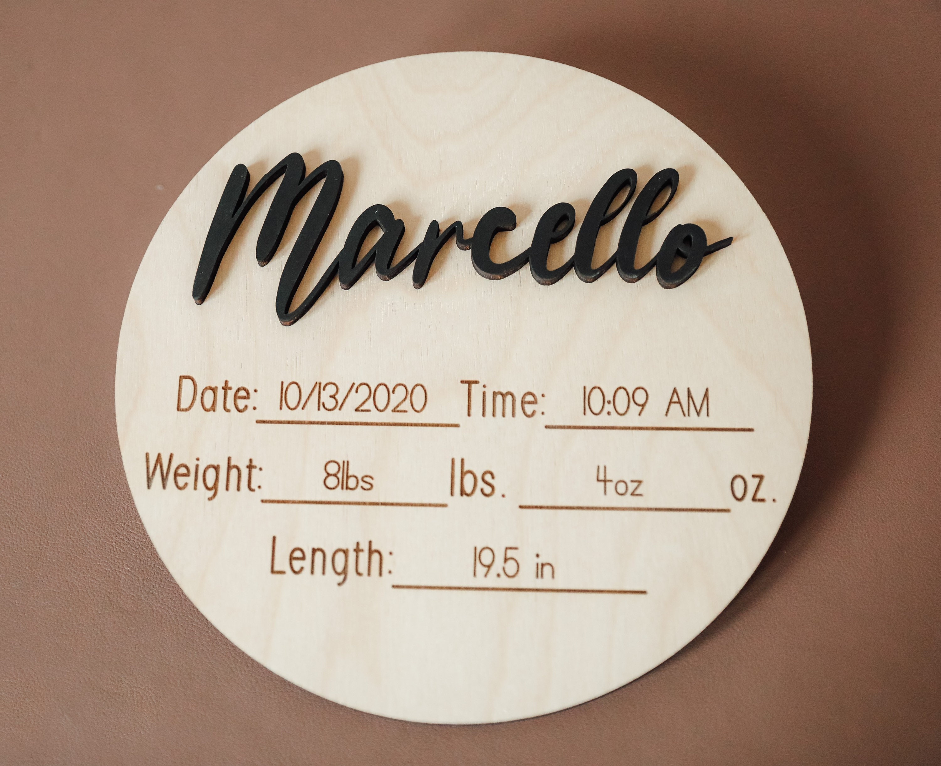 Baby Birth Stats Sign: Newborn Keepsake Nursery Decor - Etsy