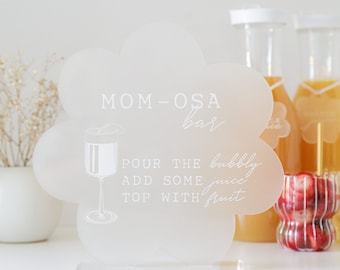 Mimosa Drink Menu | Event Decor | Party Menu | Acrylic Menu | Bar Menu | Momosa Bar Menu | Event Menu | Mimosa Bar | Food Menu