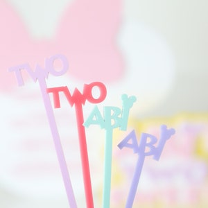 Drink Stirrer l Drink Sticks l Drink Accessories l Party Decor | Magical Party | Mouse Inspired