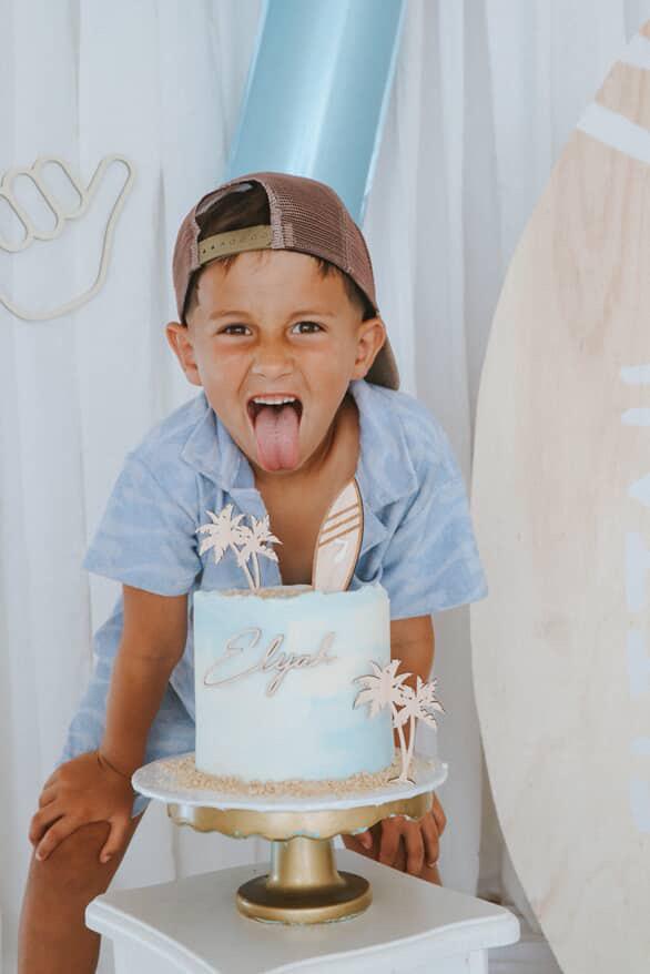 Personalized Surfboard Cake Topper: Beach Party Decoration | the Big ...