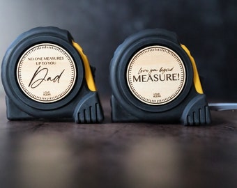 Fathers Day Gift | Loved Beyond Measure | Gifts for Him | Personalized Tape Measure | Personalized Gifts for Men | Gifts for Dad