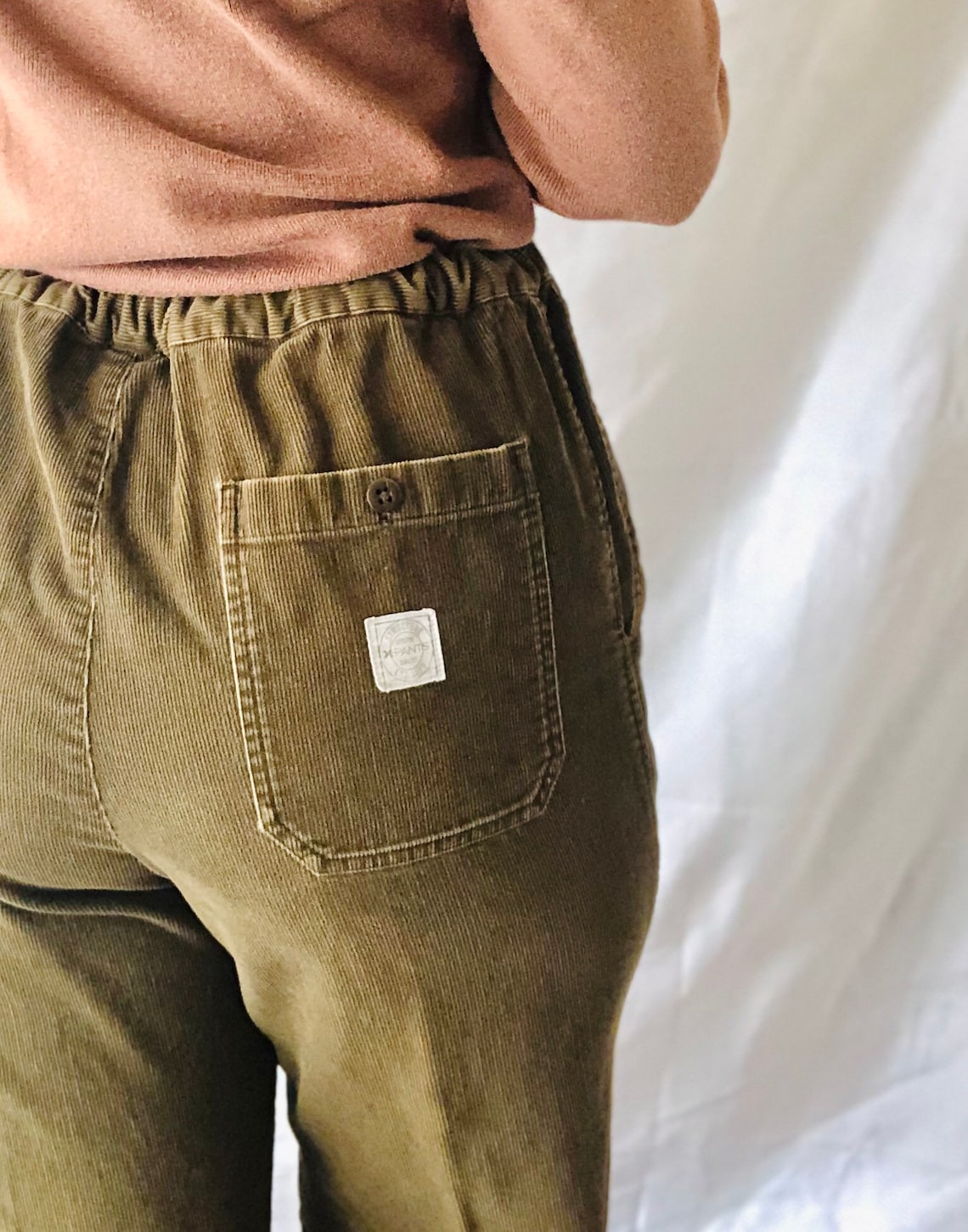 olive green drawstring pants