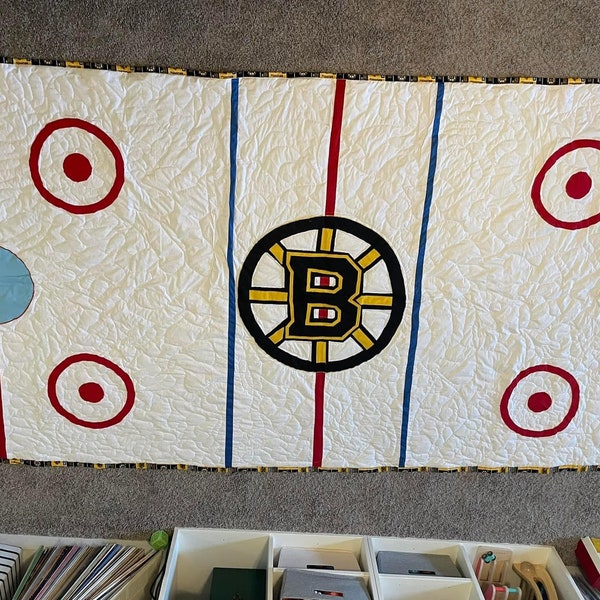Hockey Quilt - Etsy