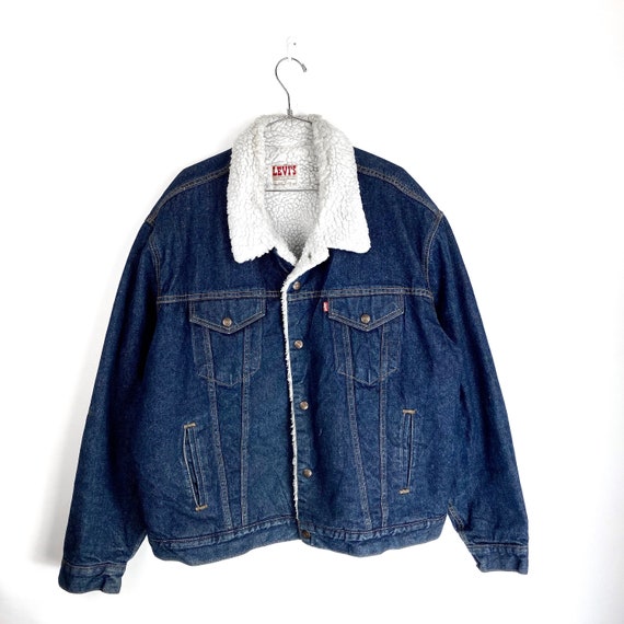 levi's sherpa denim jacket mens