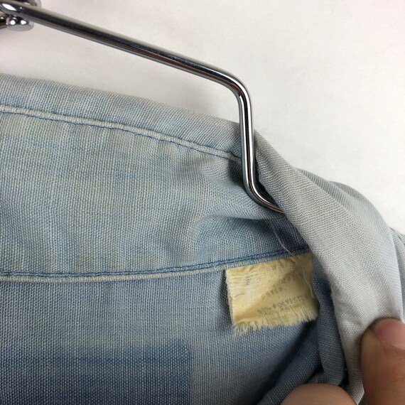 Vintage 70s Campus Button Down Whimpy Drawing Sz … - image 4