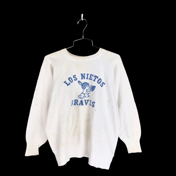 Vintage 1950s Los Nietos Braves Sweatshirt Size Me