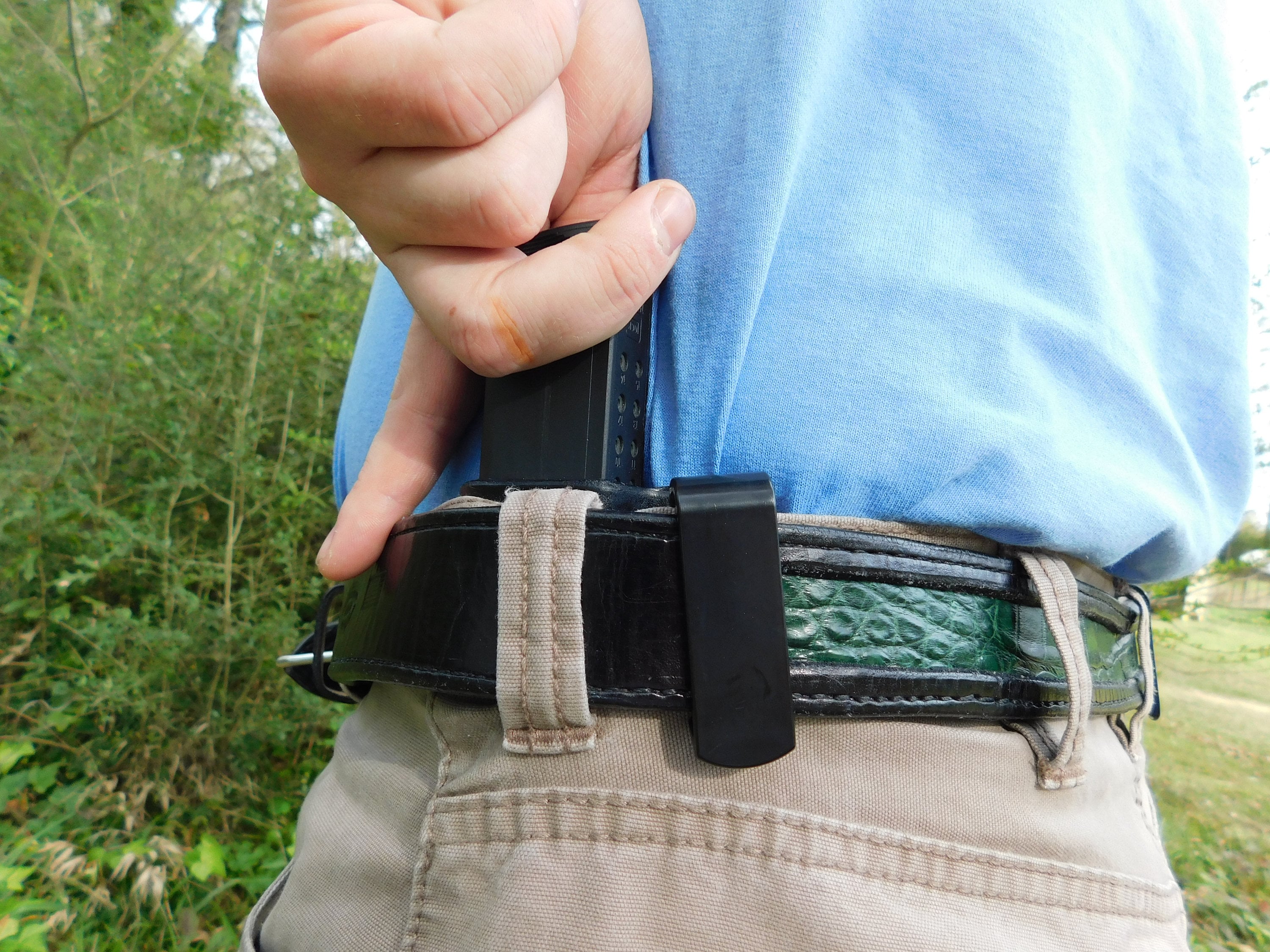 Leather IWB Mag Carrier