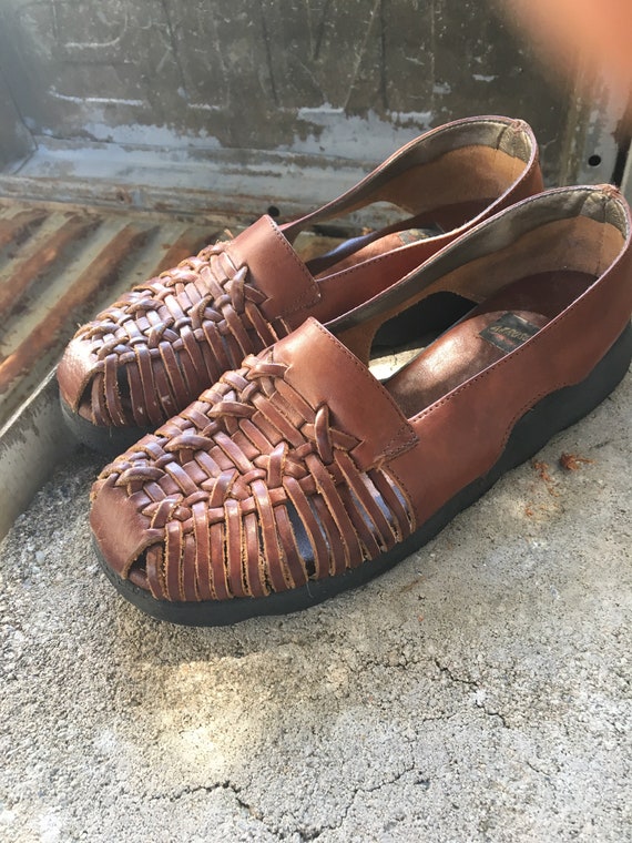 vintage leather sandals