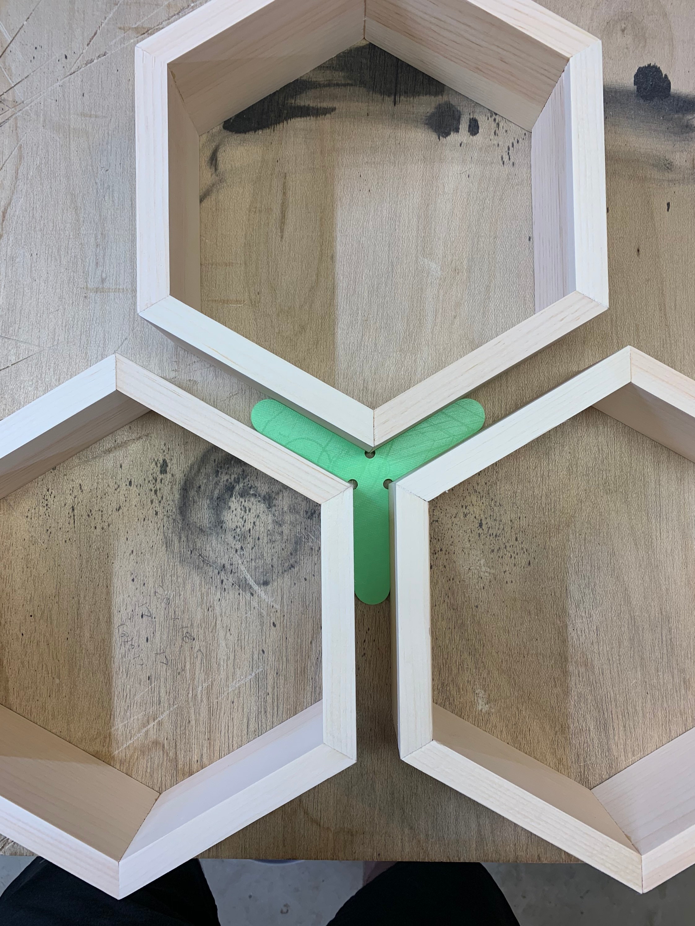 Hexagon Shelf Alignment Tool / Spacer Etsy