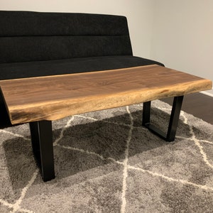 Black Walnut Live Edge Coffee Table