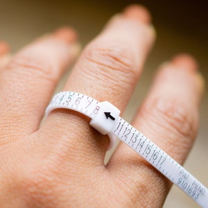 Ring Sizer, Adjustable Plastic Ring Sizer, Shipping to only US