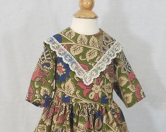 kalamkari dress for baby