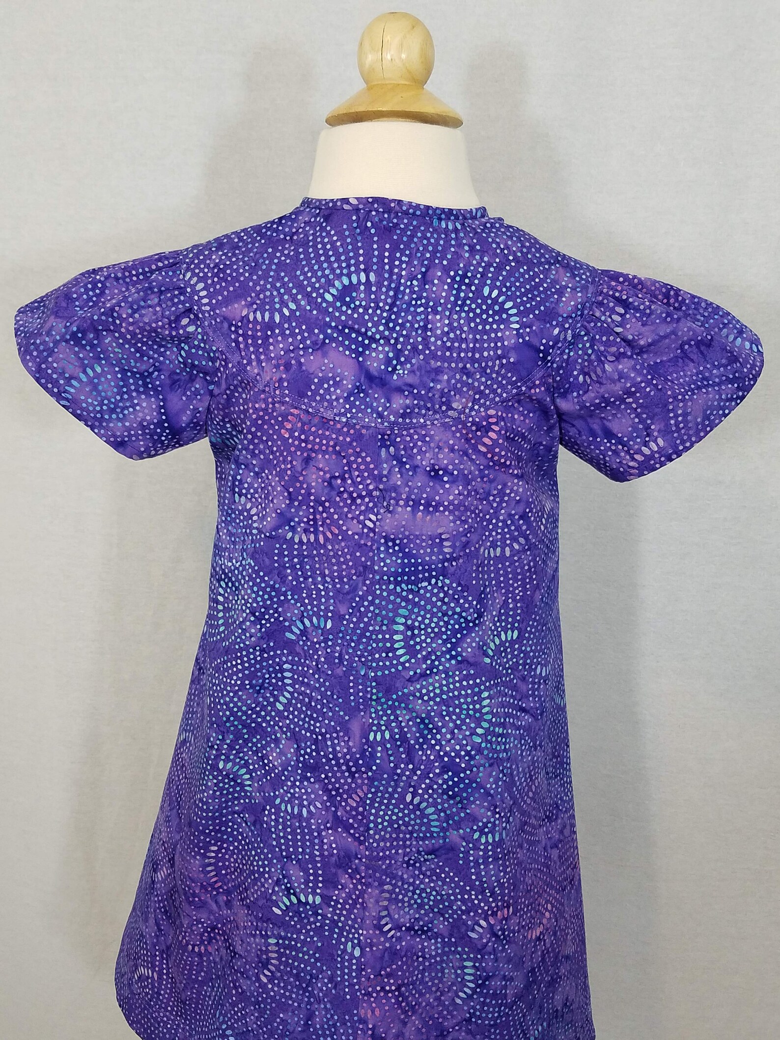 Girl's Toddler Dress Size 4T Tonga Grape Batik 100 Etsy