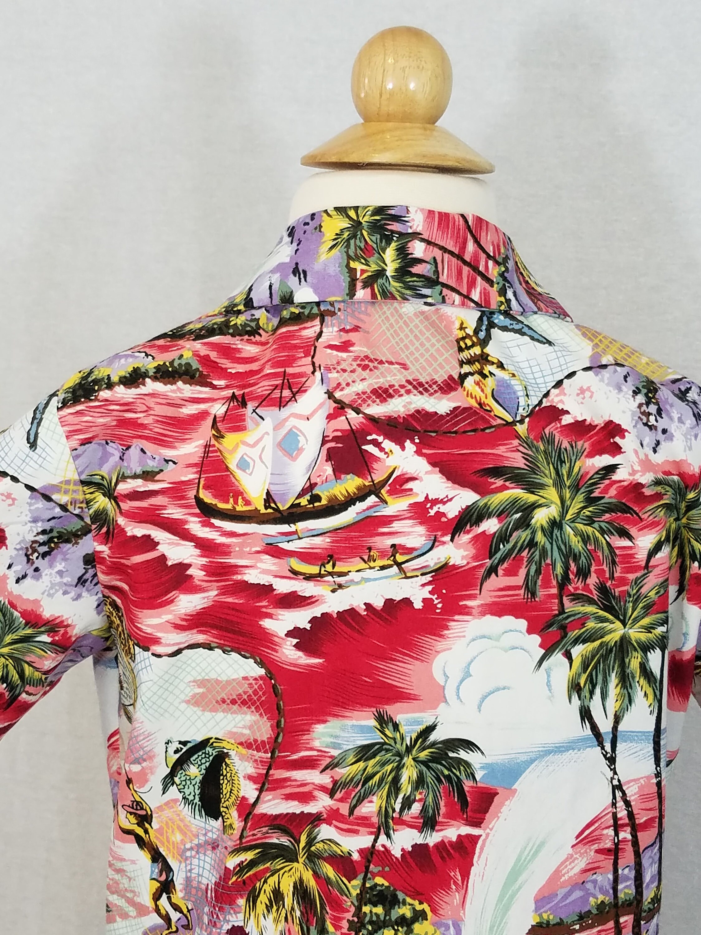 Button-Up Dress Cotton Boy's Aloha Shirt