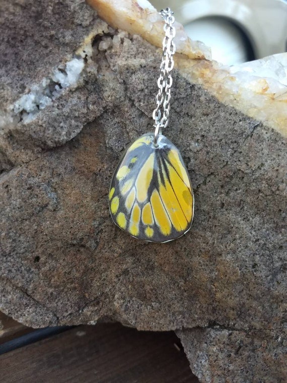 Butterfly wing necklace etsy clearance