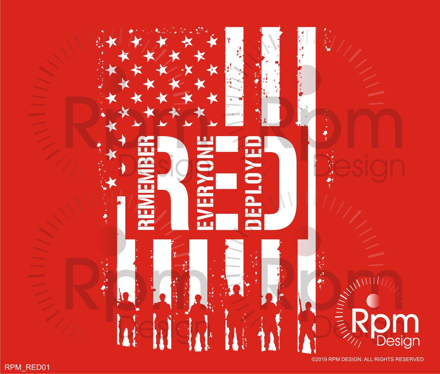 On Friday We Wear Red To Remember Everyone Deployed SVG On Friday We Wear R...