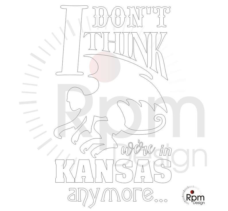 Download Flying Monkey SVG File I don't think we're in Kansas | Etsy