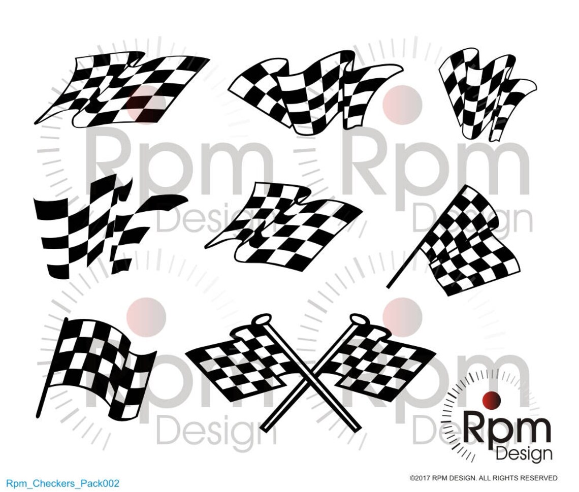 Checkered Flag SVG File Checker Flag SVG Racing SVG Etsy Canada