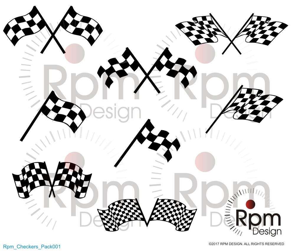 Download Checkered Flag SVG File Cuttable SVG Checker Flag Racing ...