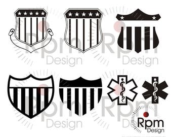 USA, US Flag Shield SVG File, Badge svg, Medicine Symbol, Bundle, dxf, Laser, Cricut, Silhouette, Cuttable, Eps, Digital, Vector, Download