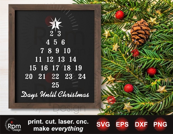 Days Until Christmas Svg Christmas Countdown Svg Christmas Etsy Days Until Christmas Svg Christmas Countdown Svg Christmas Etsy