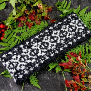 Knitting pattern - Scandi style headband | Fair Isle knit | Norwegian pattern