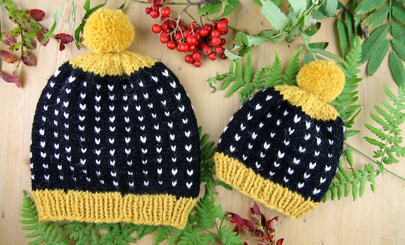 The Moon and Stars hat Make a fun and chunky baby and toddler hat Knitting pattern
