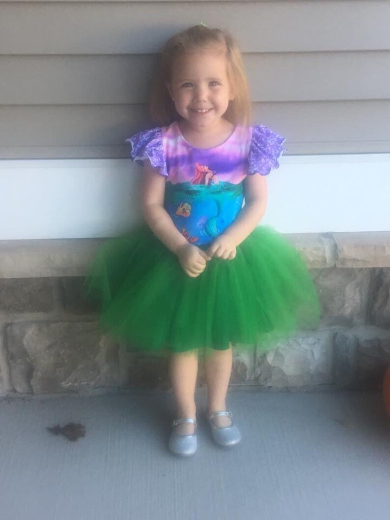 mermaid tutu dress for girl
