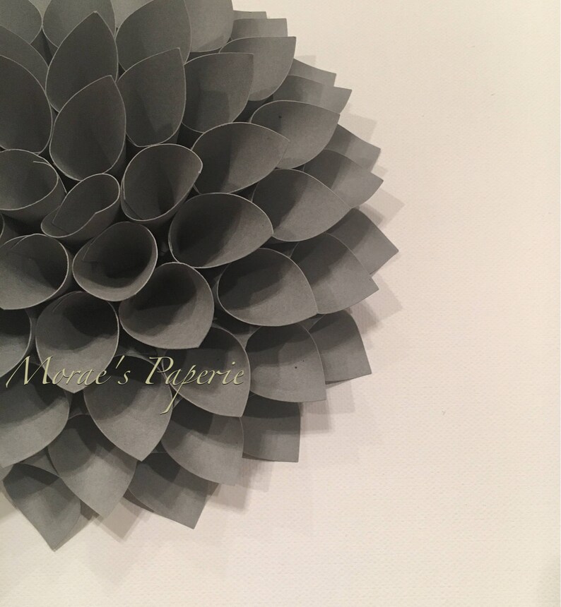 Giant Dahlia Paper Flower Wall Decor Wedding Backdrop Paper Flower Wall