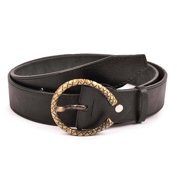 Black Soft high waist belt