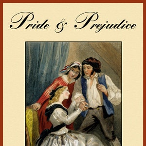 Pride and Prejudice (Jane Austen) - Canvas Art Print