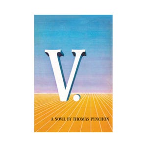 V. ( Thomas Pynchon ) Canvas Art Print