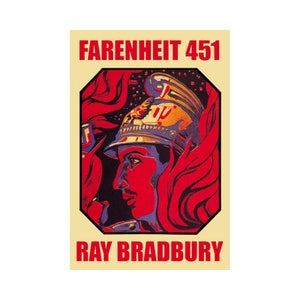 Farenheit 451 ( Ray Bradbury ) Canvas Art Print -