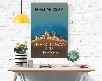 The Old Man and The Sea (Ernest Hemingway) - Canvas Art Print