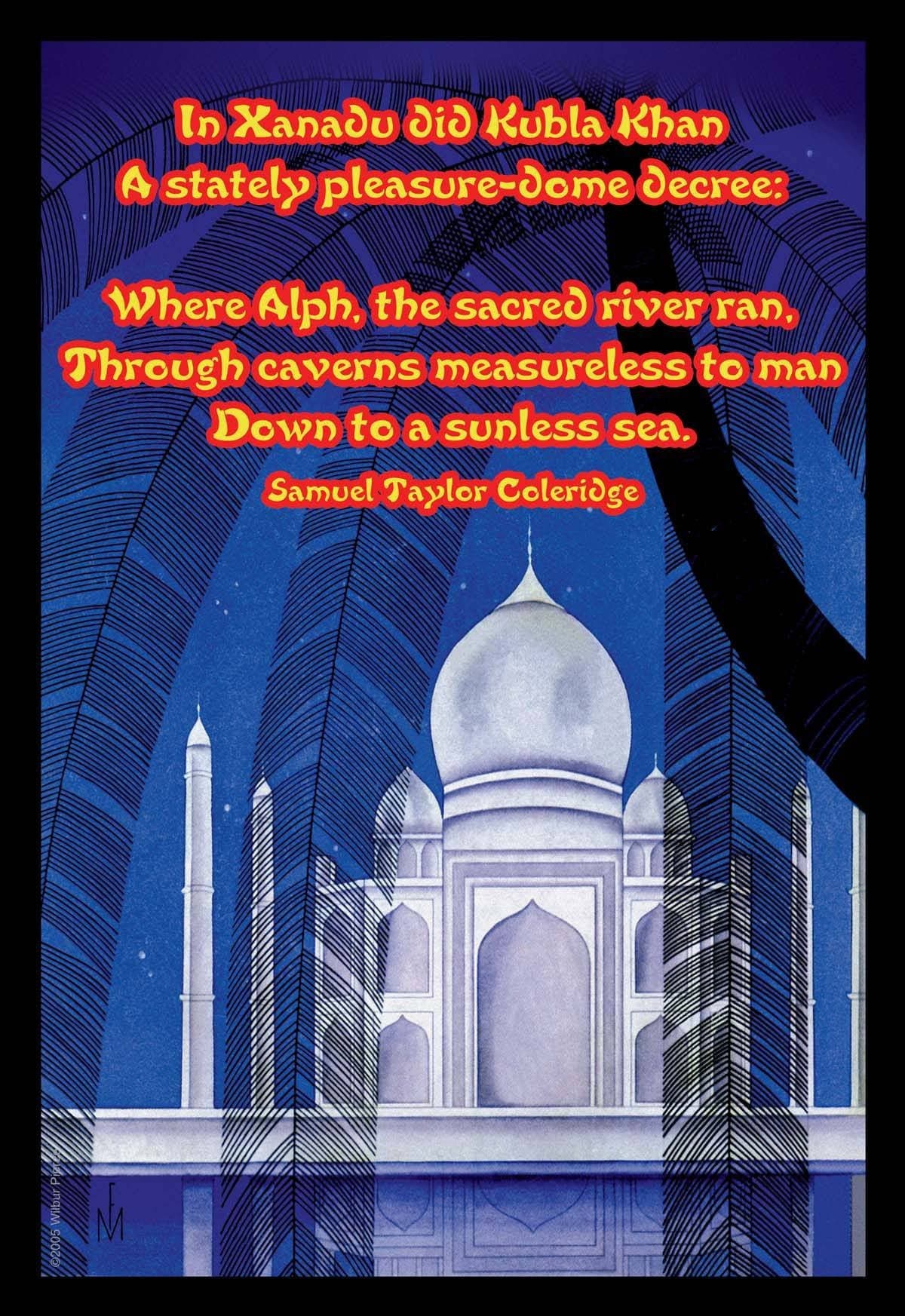 Kubla Khan (Samuel Taylor Coleridge) - Canvas Art Print