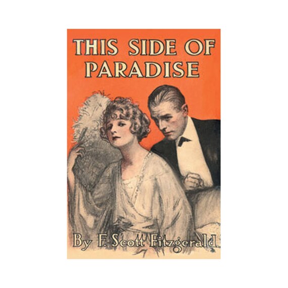 Canvas Art Print This Side Of Paradise F Scott Fitzgerald Etsy