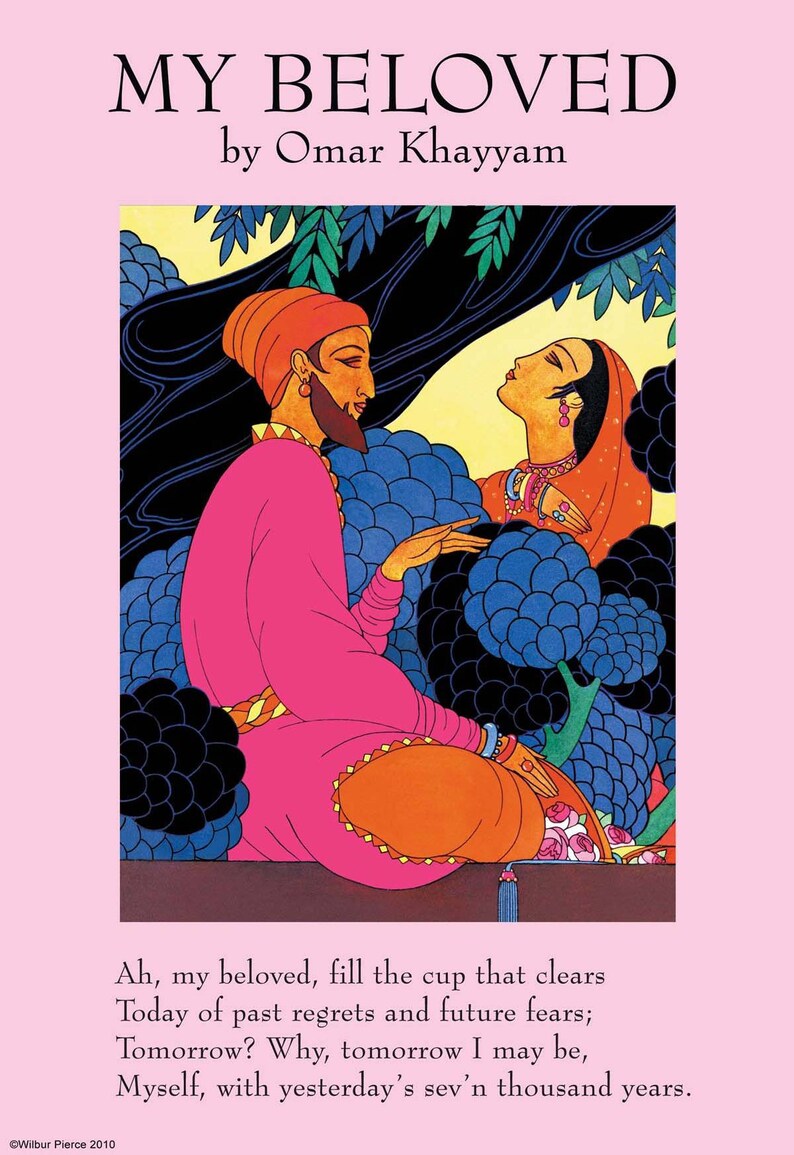 My Beloved Omar Kayyam Canvas Art Print