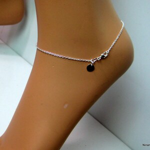 Silver plated Anklet N664 image 3