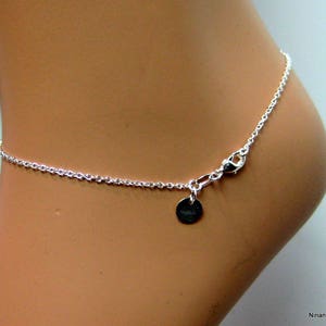 Silver plated Anklet N664 image 1