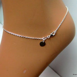 Silver plated Anklet N664 image 4
