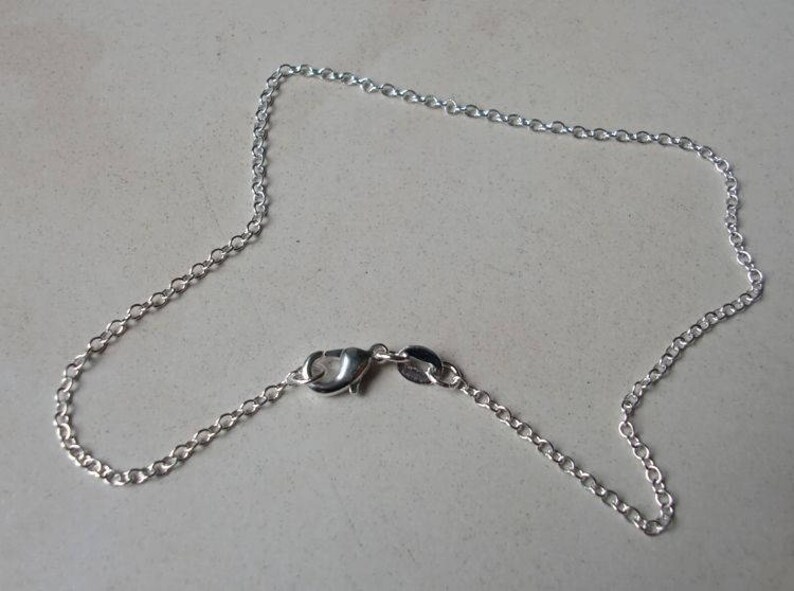 Silver plated Anklet N664 image 5