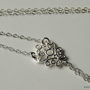 Collier en Y en argent 925 N2761 image 8