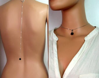 Back metal N3607 necklace