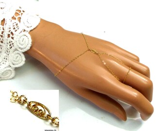 Bracelet gold plated ring (gold filled) N2543