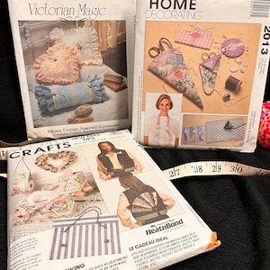 McCall&#39;s Crafts 6837  Home Decorating 2013  Patterns & Victorian Magic 0010 all patterns are Un-Cut and factory folded