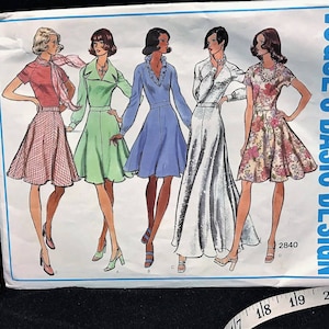 Vogue Basic Design 2840 Size 10 pattern with all pieces