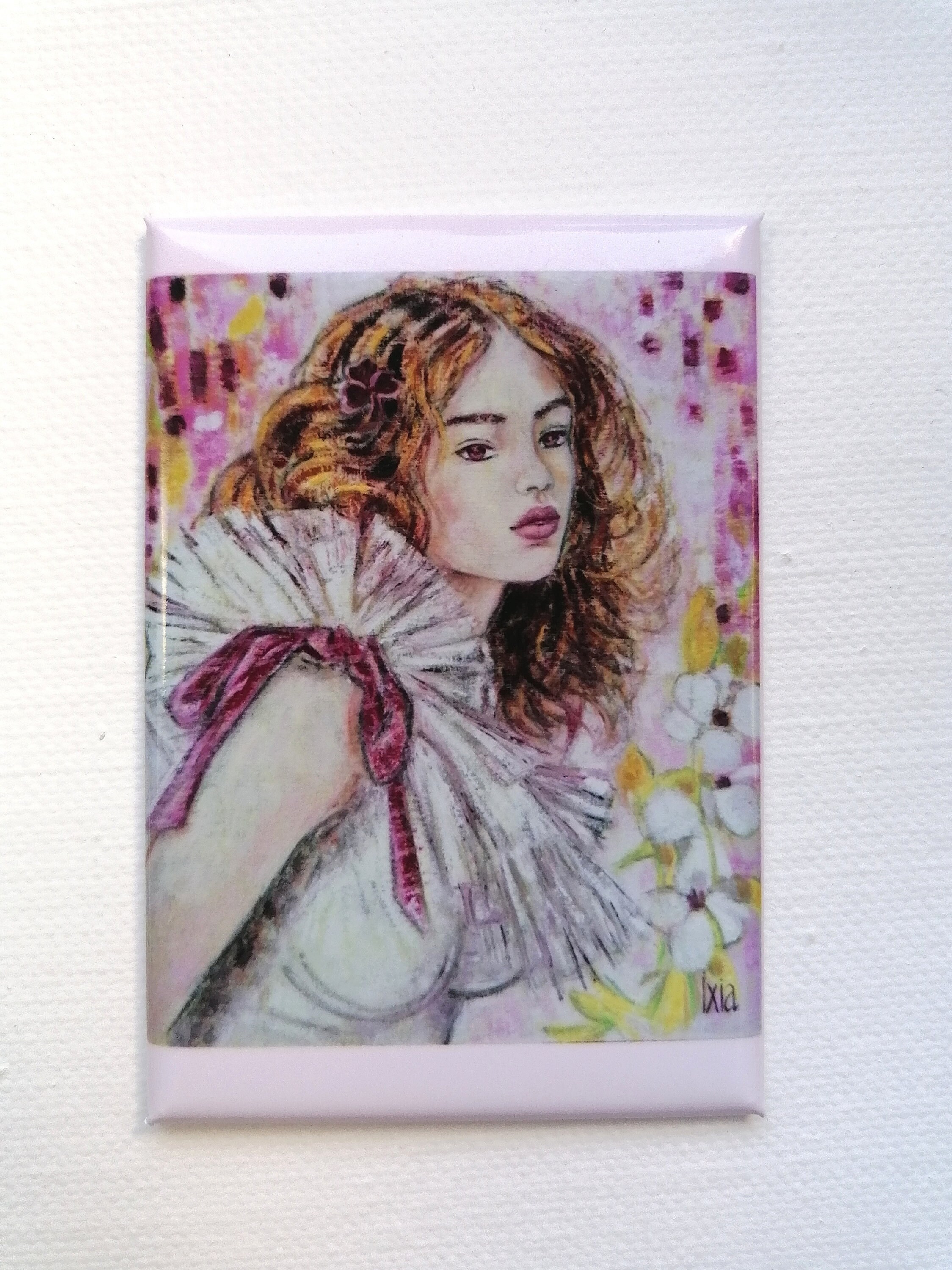 Magnet Luxe Illustré Flore