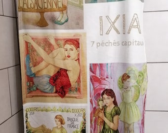 Bath towel "The 7 deadly sins" 70 x 140 cm