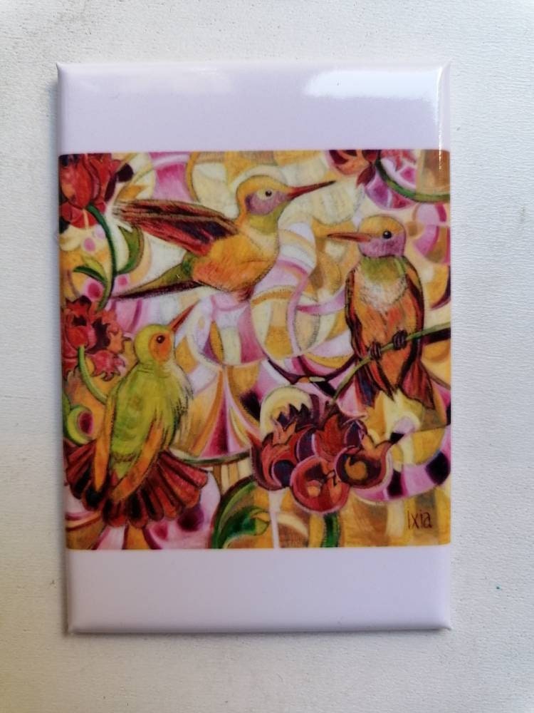Magnet Luxe Illustré Lumière de Colibris